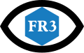 Logo de FR3-Guyane du 6 janvier 1975 au 30 décembre 1982.