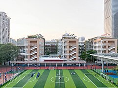 深圳学府中学的教学楼